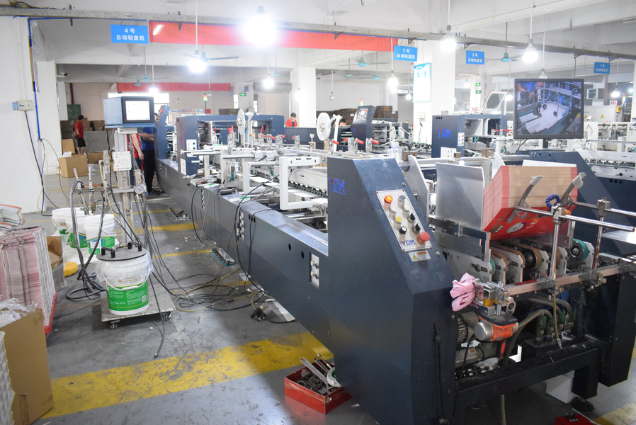 GUANGZHOU YM PACKAGE PRODUCTS CO.,LTD. manufacturer production line