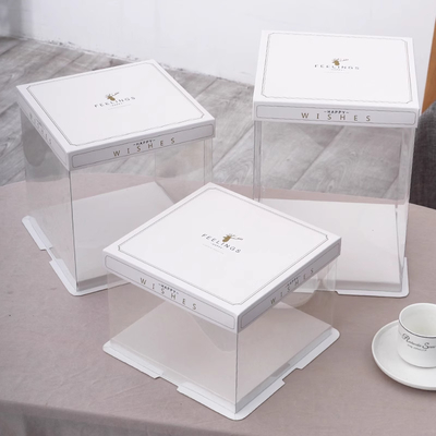 Sturdy Construction Cake Packaging Boxes CMYK And Pantone Colors
