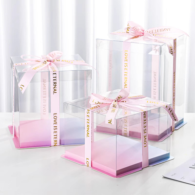 Custom Made Cake Packaging Boxes Design Requirement AI CDR Or PDF and Paper Thickness Customer Can Decide