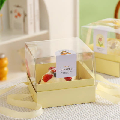 Pantone Offset Printing Cake Packaging Boxes Customizable And Packaging