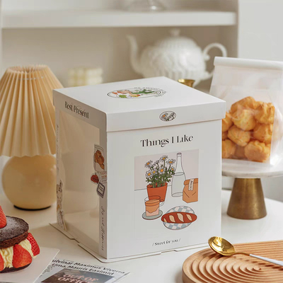 CMYK / Pantone Printing Cake Containers For Desserts