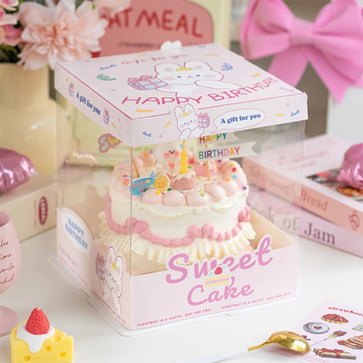 Custom Made Cake Packaging Boxes with CMYK / Pontone Offset Printing Requirements