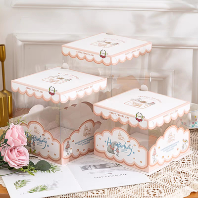 CMYK / Pantone Printing Cake Packaging Boxes For Customized Packaging Solutions