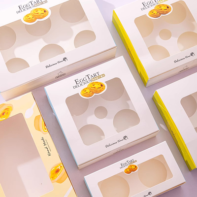 Egg Tart Packaging Made Simple and Convenient with Customizable Cake Containers