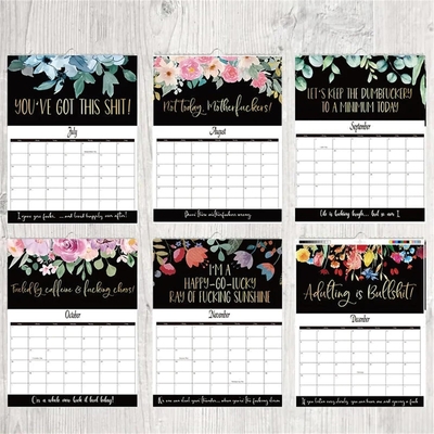 Monthly View Layout December End Month Business Branded Custom Desk Calendars for Branding