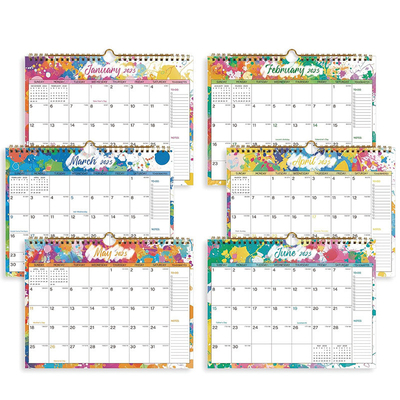 Retangle Custom Wall Calendar Customizable Design Holiday / Seasonal Theme Personalization