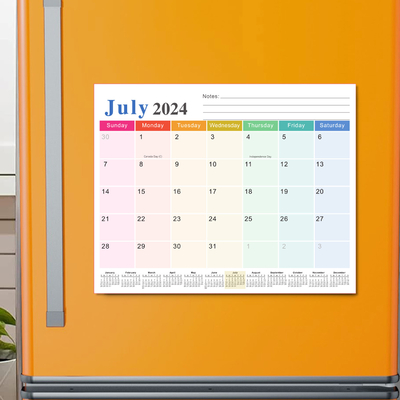 Paper Monthly View Layout Custom Wall Calendars