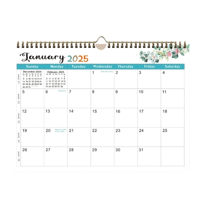 Custom Wall Calendars Keep Your Business Organized And On Track With Major US Holidays Marked
