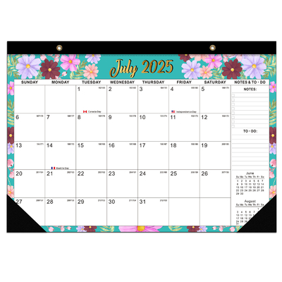 December End Month Custom Wall Calendar with Glossy Paper Type and Full Color Printing