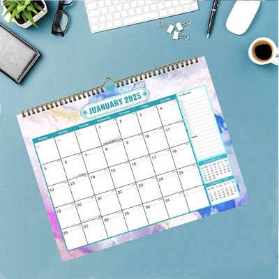 Retangle Business Branded Custom Desk Calendars for Major US Holidays Organization and Scheduling
