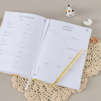 Vintage Style Feature A5 Custom Notebook Essential  for Logo Printing