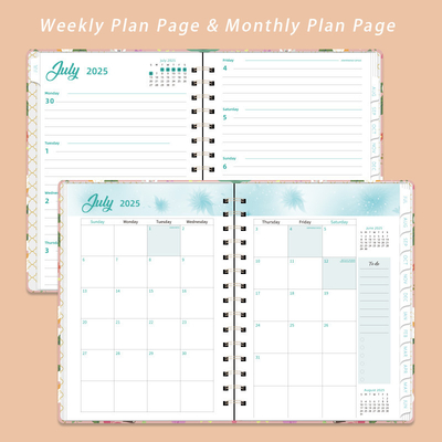 Custom Spiral Hardcover Notebook with Logo Printing A5 Size
