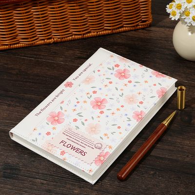 Elegant Spiral Hardcover Notebook with Personalization Option Logo Printing and Elegant Style Feature