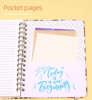 15 Page Count Spiral Binding Custom Journal Notebook for Corporate Needs