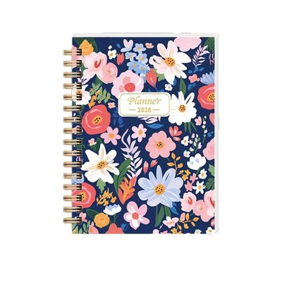 Customized As You Like Spiral Hardcover Notebook Featuring White Page Color Standard Layout Perfect for Work School and Artistic