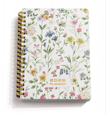 100 Pages Spiral Hardcover Notebook Featuring Durable Hardcover Cover Suitable for Professional Academic and Personal