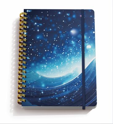 Hardcover Spiral Hardcover Notebook Featuring Paper and Strong Cover Material Designed for Professionals in Business