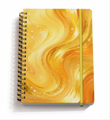 Pastel Color Scheme Custom Journal Notebook Excellent Option for Trade Shows Networking Events and Business Presentations