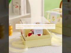 Custom Made Cake Packaging Boxes Customizable and Packaging