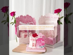 Custom Order Accepted Large Cake Boxes with Customer-Selected Paper Thickness