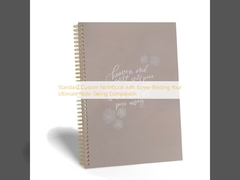 Standard Custom Notebook with Screw-Binding Your Ultimate Note-Taking Companion