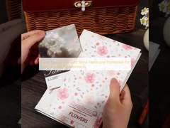 Paper Layout Dot-Grid Spiral Hardcover Notebook for Professionals' Requirements