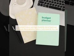 Customized Colour and High Durability Spiral Hardcover Notebook Personalization Option Customized As You Like