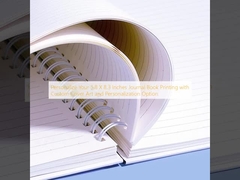 Personalize Your 5.8 X 8.3 Inches Journal Book Printing with Custom Cover Art and Personalization Option