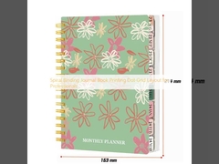 Spiral Binding Journal Book Printing Dot-Grid Layout for Professionals