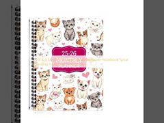 5.8 X 8.3 Inches Vintage Spiral Hardcover Notebook Spiral Binding Hardcover Vintage Style