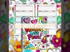 Standard Size Spiral Hardcover Notebook with Embossed Design Technique and Elastic Band Closure