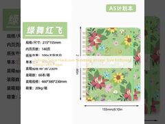 15 Pages Spiral Hardcover Notebook Vintage Style Embossed Design with Pages