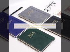 Standard Spiral Hardcover Notebook with Embossed Design Technique and One Subject Page Layout