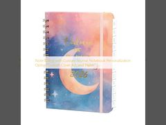 Note Taking with Custom Journal Notebook Personalization Option Custom Cover Art and Paper