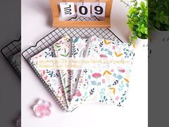 White Pages One Subject Page Layout Spiral Hardcover Notebook with 100 Pages