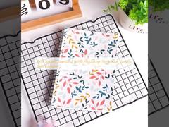 One Subject Standard Spiral Hardcover Notebook Vintage Style Feature