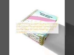 Spiral Notebook Black Hardcover Elegant