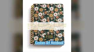 Custom Spiral Notebook Your Art Diary