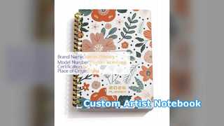 Custom Embossed Spiral Notebook For Artists