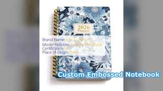 Custom Embossed Notebooks Professional Office Supplies