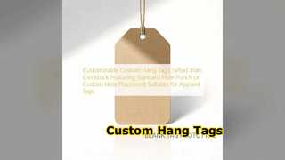 Custom Hang Tags For Your Brand