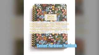 Custom Embossed Hardcover Journal Notebook Personalized Diary