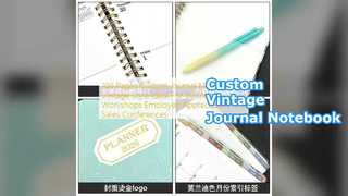 Custom Vintage Journal Notebook Business Workshops