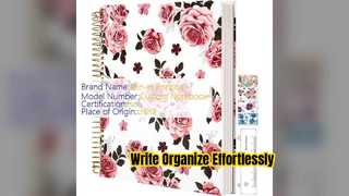 Spiral Notebook 5.8x8.3 100 Pages Black Hardcover