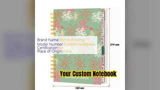 Custom Spiral Notebooks Your Design